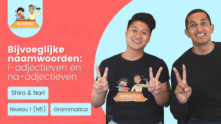 Japanse Bijvoeglijke naamwoorden i-adjectieven en na-adjectieven
